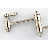 Heirloom Two-Handle 1-Hole Wall Mount Pot Filler