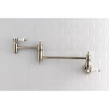 Bel-Air Two-Handle 1-Hole Wall Mount Pot Filler