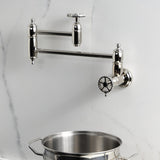 Fuller Two-Handle Wall Mount Pot Filler