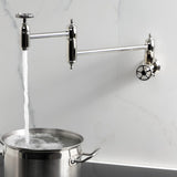 Fuller Two-Handle Wall Mount Pot Filler