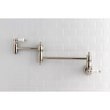 Restoration Two-Handle 1-Hole Wall Mount Pot Filler