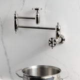 Belknap Two-Handle Wall Mount Pot Filler