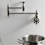 Belknap Two-Handle Wall Mount Pot Filler