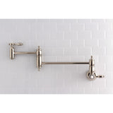 Tudor Two-Handle 1-Hole Wall Mount Pot Filler