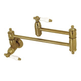 Restoration Two-Handle 1-Hole Wall Mount Pot Filler