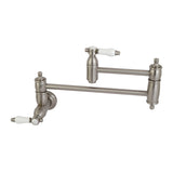 Bel-Air Two-Handle 1-Hole Wall Mount Pot Filler