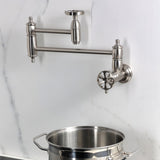 Belknap Two-Handle Wall Mount Pot Filler