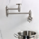 Belknap Two-Handle Wall Mount Pot Filler