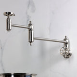 Belknap Two-Handle Wall Mount Pot Filler