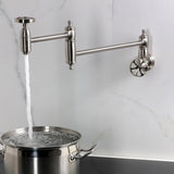 Belknap Two-Handle Wall Mount Pot Filler