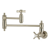 Millennium Two-Handle 1-Hole Wall Mount Pot Filler Faucet