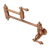 Restoration Two-Handle 1-Hole Wall Mount Pot Filler