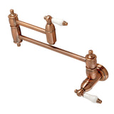 Restoration Two-Handle 1-Hole Wall Mount Pot Filler