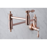 Tudor Two-Handle 1-Hole Wall Mount Pot Filler