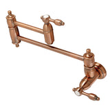 Tudor Two-Handle 1-Hole Wall Mount Pot Filler