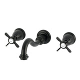 Essex Double-Handle 3-Hole Wall Mount Bathroom Faucet