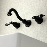 Duchess Double-Handle 3-Hole Wall Mount Bathroom Faucet