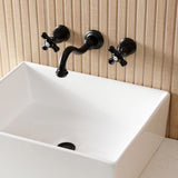 Duchess Two-Handle Wall Mount Bathroom Faucet