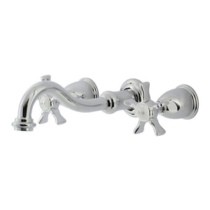 Hamilton Double-Handle 3-Hole Wall Mount Bathroom Faucet