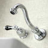 Duchess Double-Handle 3-Hole Wall Mount Bathroom Faucet