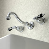 Duchess Double-Handle 3-Hole Wall Mount Bathroom Faucet