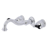 Duchess Double-Handle 3-Hole Wall Mount Bathroom Faucet