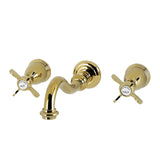 Essex Double-Handle 3-Hole Wall Mount Bathroom Faucet