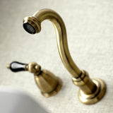 Duchess Double-Handle 3-Hole Wall Mount Bathroom Faucet