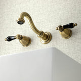 Duchess Double-Handle 3-Hole Wall Mount Bathroom Faucet