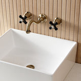 Duchess Two-Handle Wall Mount Bathroom Faucet