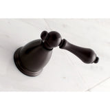 Vintage Double-Handle 3-Hole Wall Mount Bathroom Faucet