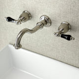 Duchess Double-Handle 3-Hole Wall Mount Bathroom Faucet