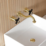 Duchess Two-Handle Wall Mount Bathroom Faucet