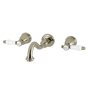 Bel-Air Double-Handle 3-Hole Wall Mount Bathroom Faucet