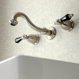 Duchess Double-Handle 3-Hole Wall Mount Bathroom Faucet