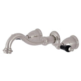 Duchess Double-Handle 3-Hole Wall Mount Bathroom Faucet