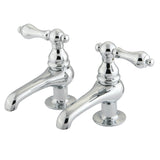 Restoration Two-Handle Deck Mount Basin Tap Faucet