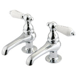 Restoration Two-Handle Deck Mount Basin Tap Faucet