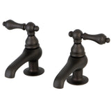 Restoration Two-Handle Deck Mount Basin Tap Faucet