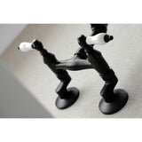 Vintage Two-Handle 2-Hole Wall Mount Kitchen Faucet