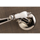 Vintage Two-Handle 2-Hole Wall Mount Kitchen Faucet