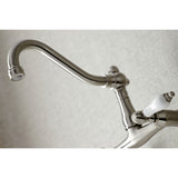 Vintage Two-Handle 2-Hole Wall Mount Kitchen Faucet