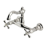 Vintage Two-Handle 2-Hole Wall Mount Kitchen Faucet