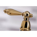 Restoration Two-Handle 4-Hole Deck Mount Bridge Kitchen Faucet with Brass Side Sprayer