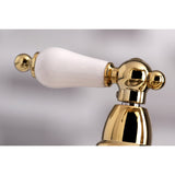 Restoration Two-Handle 4-Hole Deck Mount Bridge Kitchen Faucet with Brass Side Sprayer