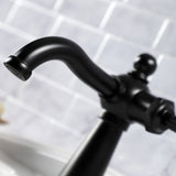 Knight One-Handle 1-Hole Bathroom Faucet with Push Pop-Up Drain