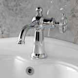 Levante One-Handle 1-Hole Bathroom Faucet with Push Pop-Up Drain