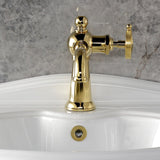 Levante One-Handle 1-Hole Bathroom Faucet with Push Pop-Up Drain