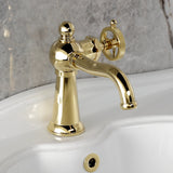 Levante One-Handle 1-Hole Bathroom Faucet with Push Pop-Up Drain