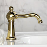 Levante One-Handle 1-Hole Bathroom Faucet with Push Pop-Up Drain